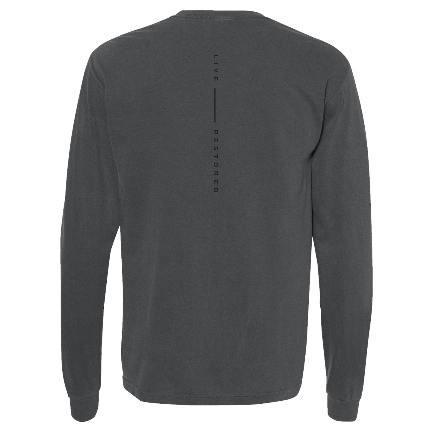 Spine Long Sleeve T-Shirt - Pepper