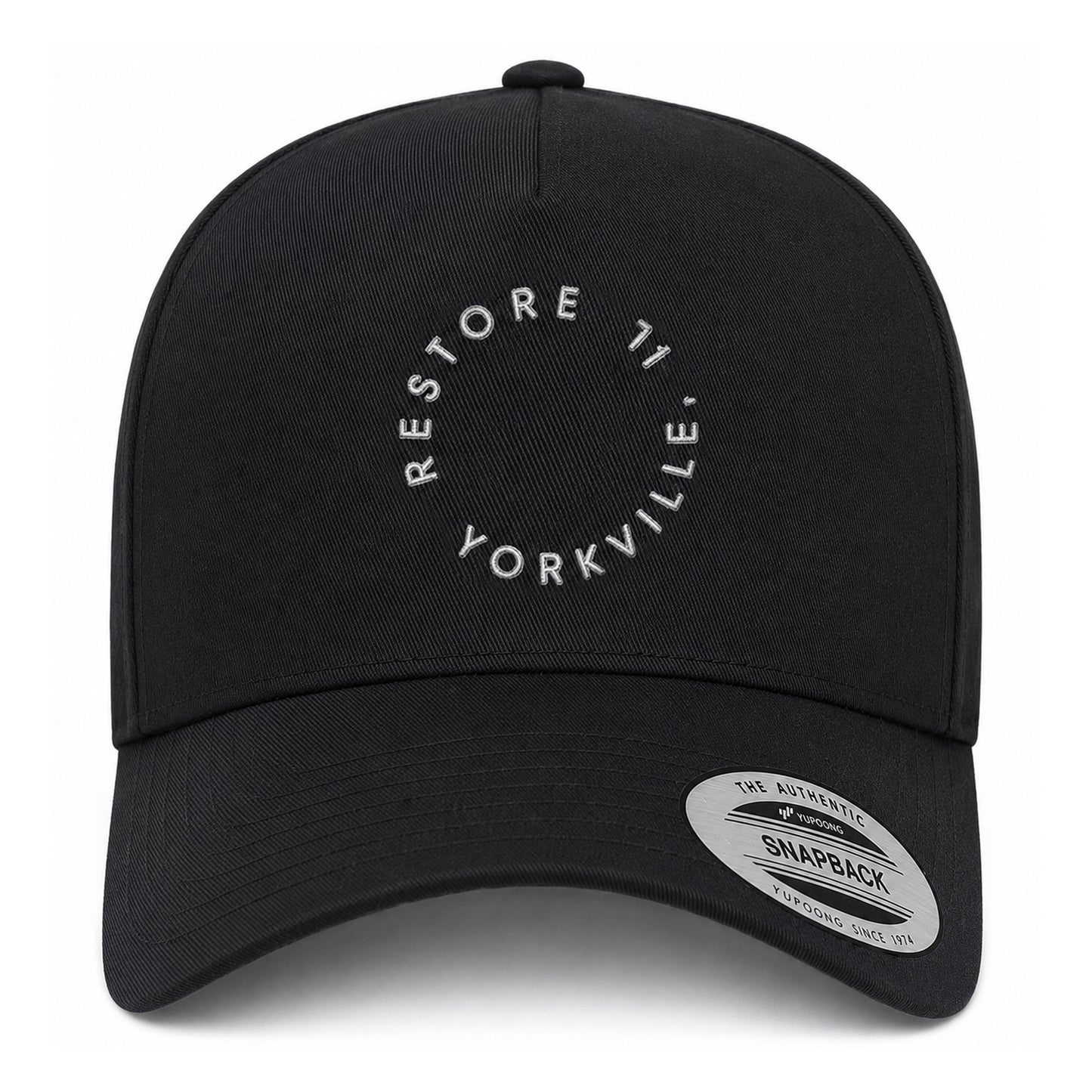 The Message Snapback Hat - Black