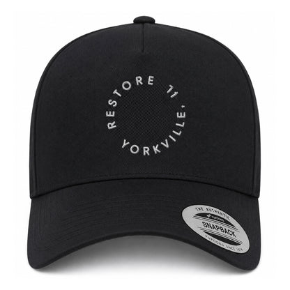 The Message Snapback Hat - Black