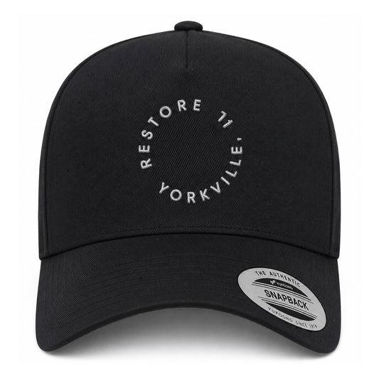 The Message Snapback Hat - Black