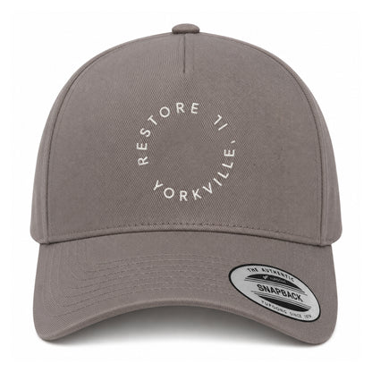 The Message Snapback Hat - Grey