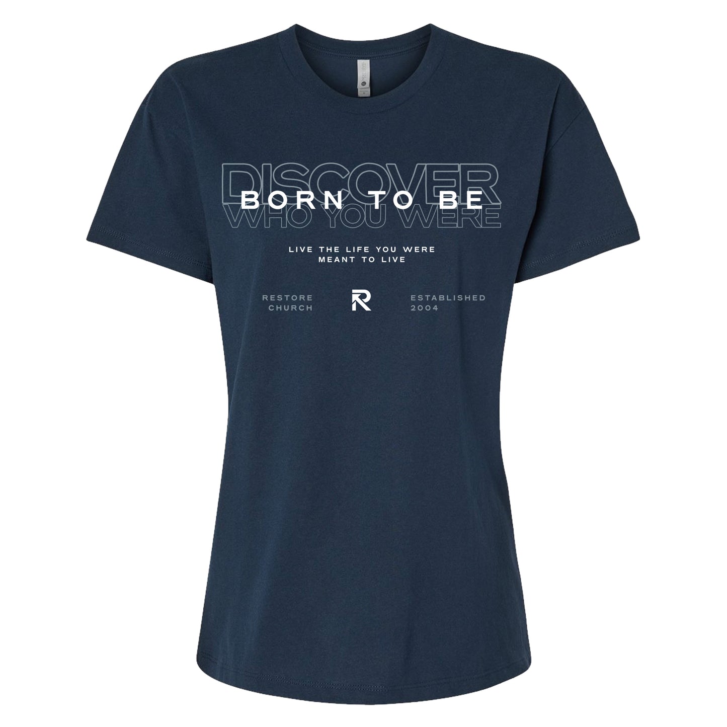 Born to Be Women's T-Shirt - Midnight Navy